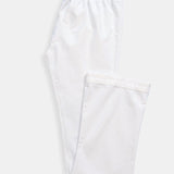 Leonardo | Heren-Loungebundhose in Wit met Kordelzug