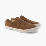 Jacob | Stijlvolle Espadrille Heren-Slip-On van Suède met Jutezool
