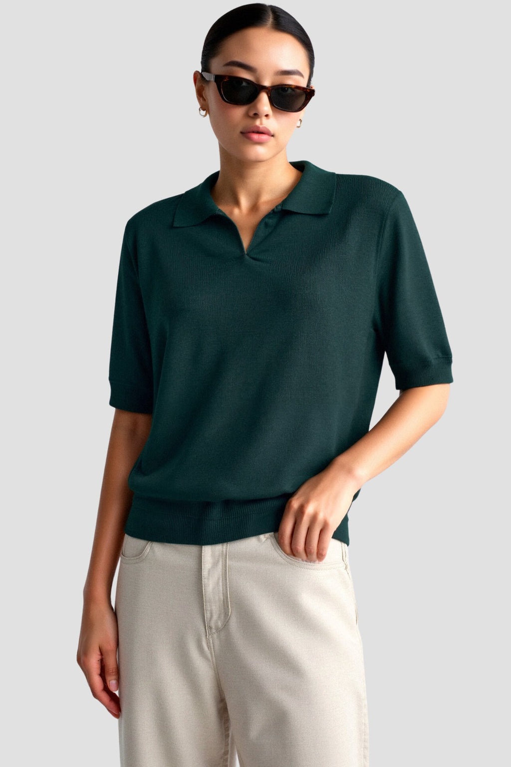 Poloshirt met korte mouwen