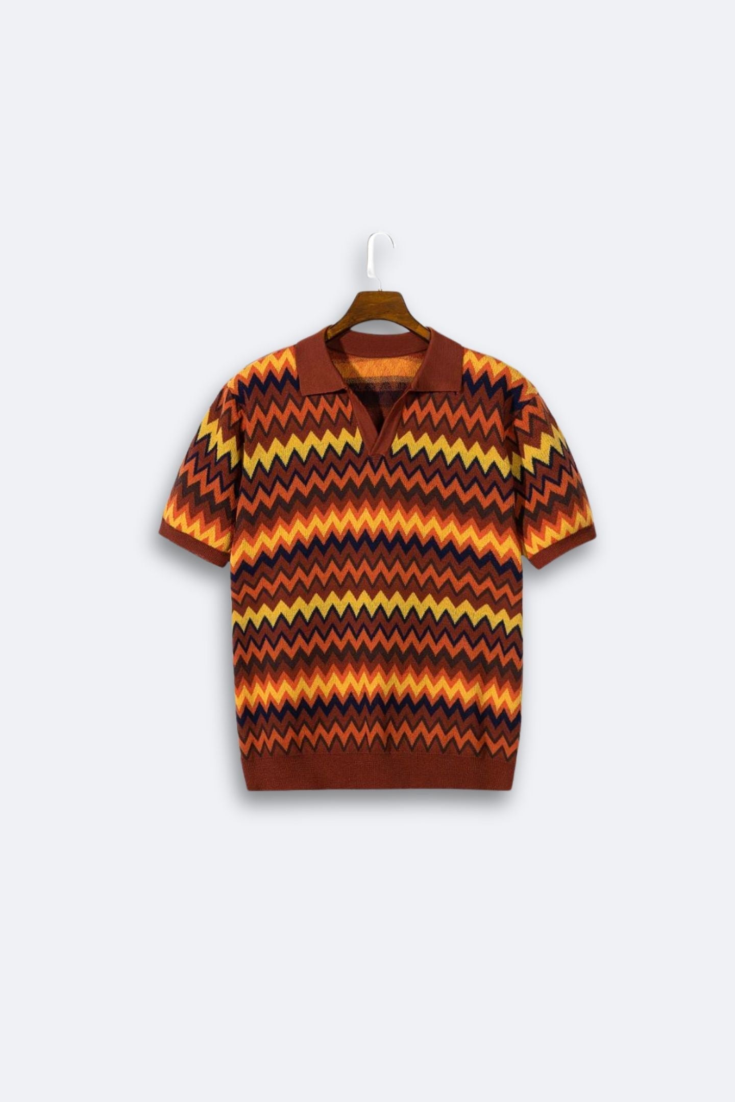 Retro-Trui met Zigzagpatroon