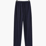 Adrian | Lichte Slim Fit Heren Zomer Linnenbroek met Koord