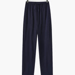 Adrian | Lichte Slim Fit Heren Zomer Linnenbroek met Koord