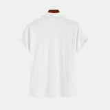 Luchtig Haakshirt met Korte Mouwen