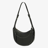Amily | Verstelbare Schouderriem Gebogen Crossbody-Tas met Kwastje
