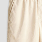 Killian | Beige herenbroek met elastische tailleband en knoopsluiting