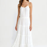 Luchtige Maxirok met Spaghetti Bandjes