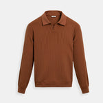 Minimalistisch Gebreid Poloshirt | Elegantie & Comfort in Perfectie
