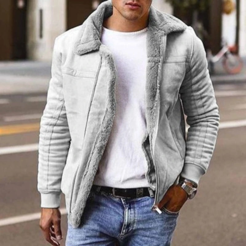 Hessel-Jan™ Heren Leren Winterjas