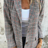 Ellen™ Elegante Geruite Blazer voor Dames