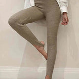 Clara | Geribbelde Mid-Waist-Leggings – Comfort en Stijl voor Elke Dag