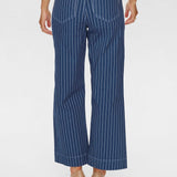 Gestreepte™ Broek | Hoge Taille | Wijde Pijpen