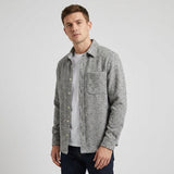 Heren Overshirt met Structuur en Knoopsluiting