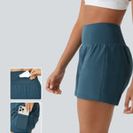Johanna | Multifunctionele 2-in-1 Yoga Shorts met Zakken