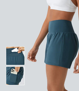 Johanna | Multifunctionele 2-in-1 Yoga Shorts met Zakken