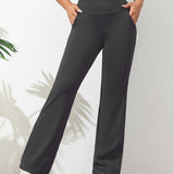 Lara Comfortabele Yogabroek – Elastische Dames Flared Broek voor Yoga & Casual