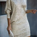 Birgit | Off-Shoulder Pailletten-Look