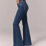 High™ Waist Flared Jeans | Katoen & Elasthaan | Trendy en Comfortabel