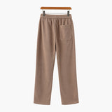 Leonardo | Heren Corduroy Broek met Wijde Pijpen & Touwtjes