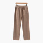 Leonardo | Heren Corduroy Broek met Wijde Pijpen & Touwtjes