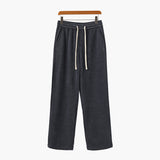 Leonardo | Heren Corduroy Broek met Wijde Pijpen & Touwtjes