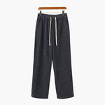 Leonardo | Heren Corduroy Broek met Wijde Pijpen & Touwtjes