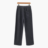 Leonardo | Heren Corduroy Broek met Wijde Pijpen & Touwtjes