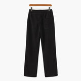 Leonardo | Heren Corduroy Broek met Wijde Pijpen & Touwtjes