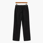 Leonardo | Heren Corduroy Broek met Wijde Pijpen & Touwtjes