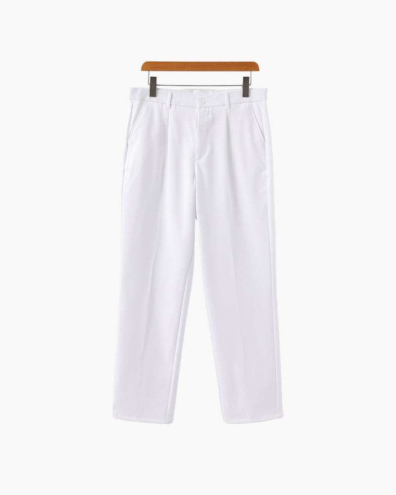 Enzo | Hoge Taille met Wijde Pijpen Anzugbroek
