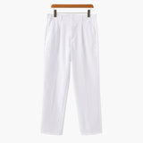 Enzo | Hoge Taille met Wijde Pijpen Anzugbroek