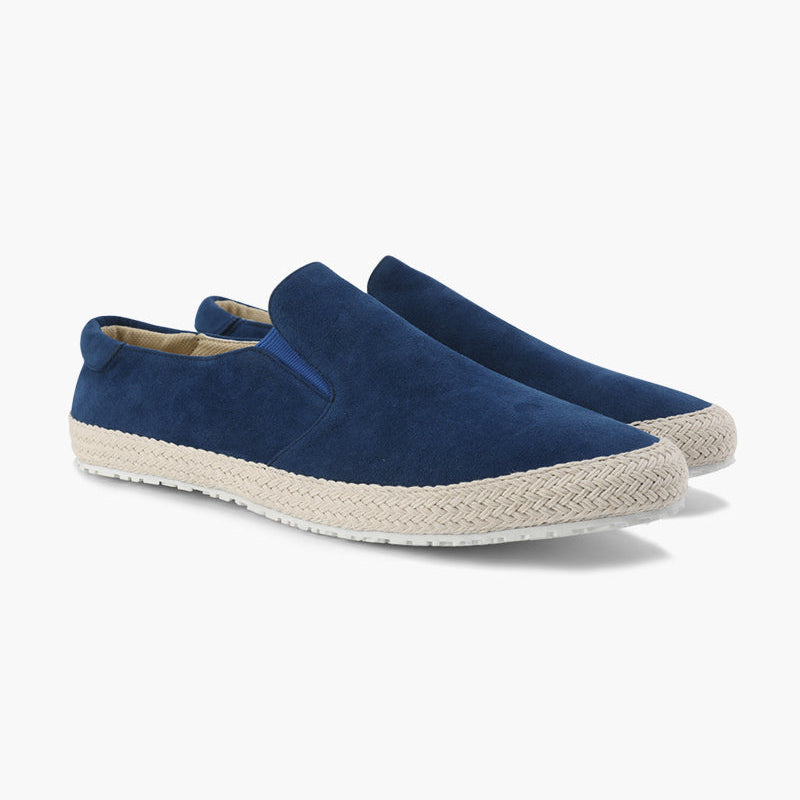 Jacob | Stijlvolle Espadrille Heren-Slip-On van Suède met Jutezool