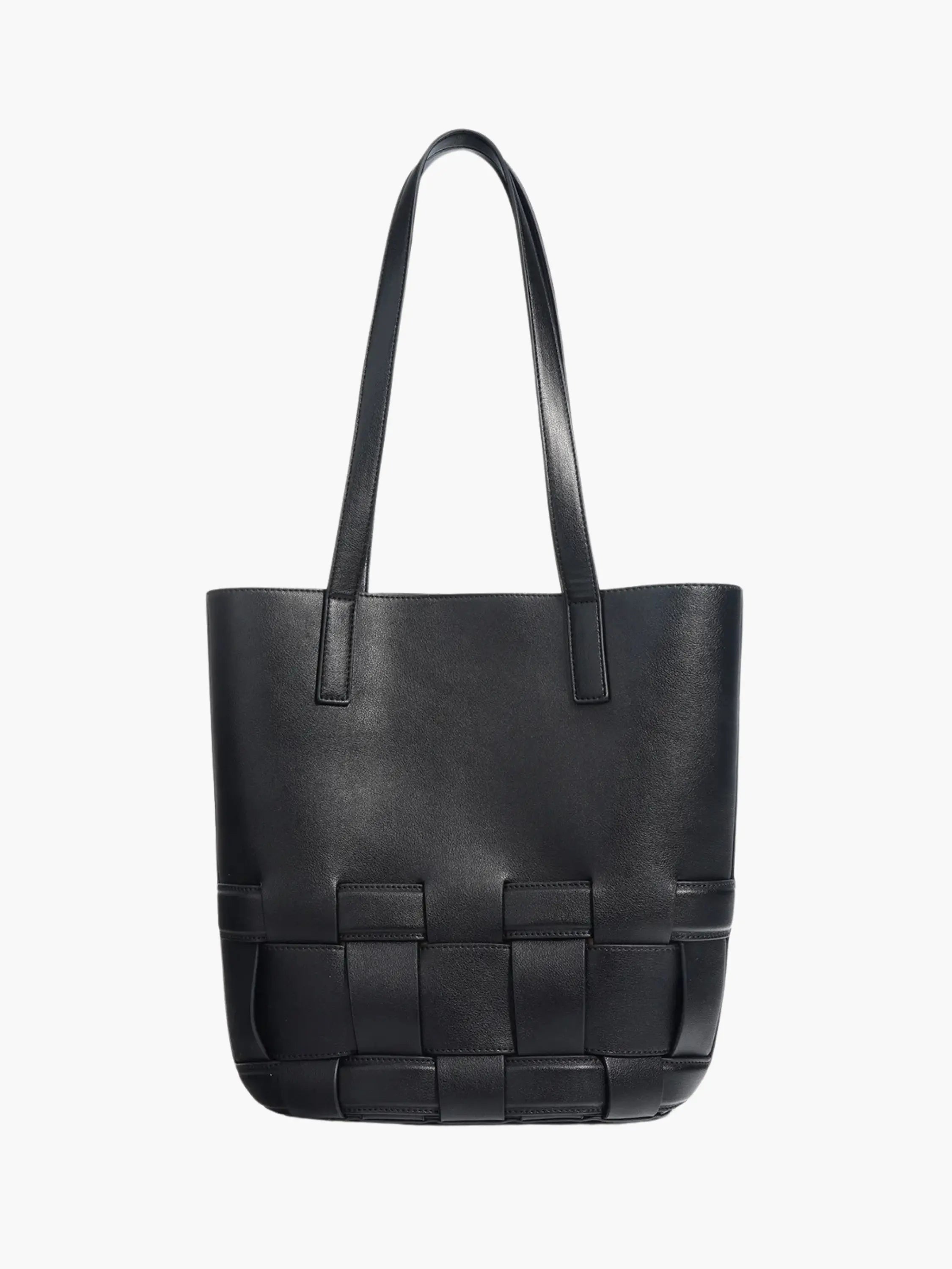 Agnes | Gevlochten Leren Tas