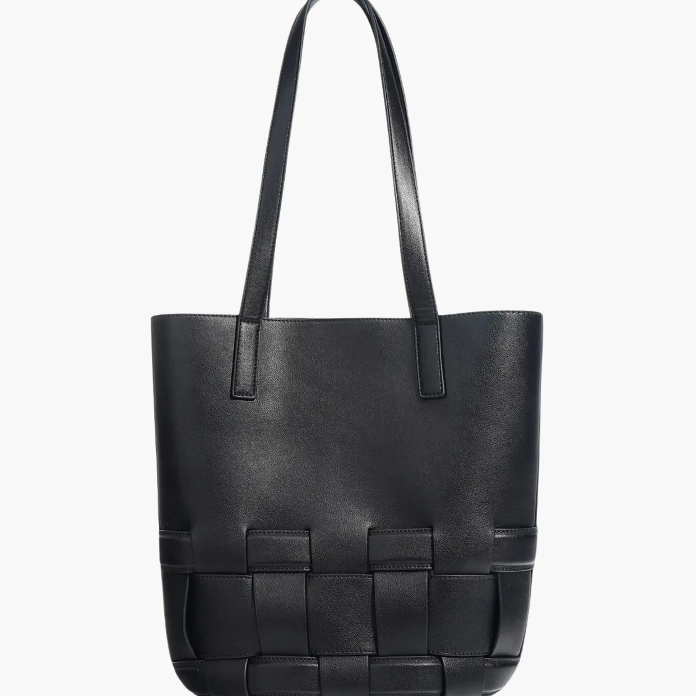 Agnes | Gevlochten Leren Tas