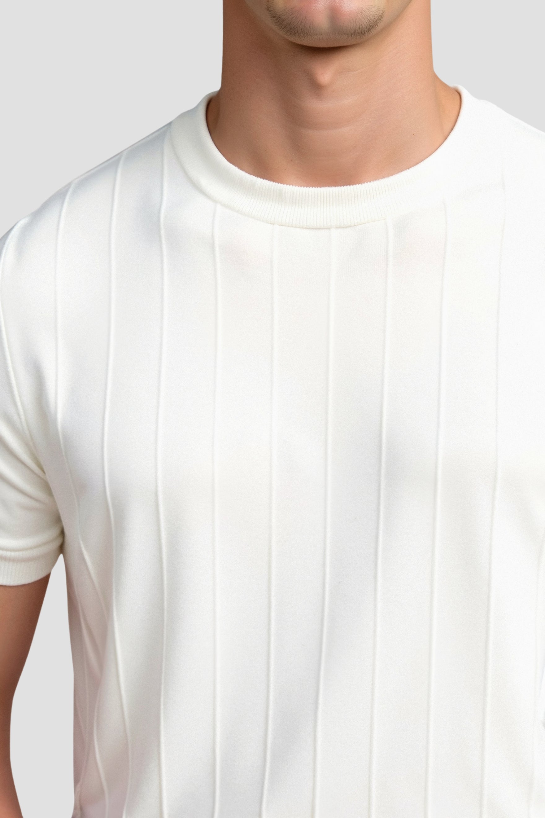 Oude Geld Classic Heavy O-Hals Gestreept T-Shirt