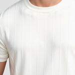Oude Geld Classic Heavy O-Hals Gestreept T-Shirt