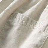 Casual Linnen Set met Henley Overhemd en Broek