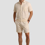 Heren Shorts in Beige met Koord – Minimalistisch Comfort
