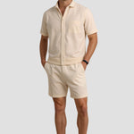 Heren Shorts in Beige met Koord – Minimalistisch Comfort