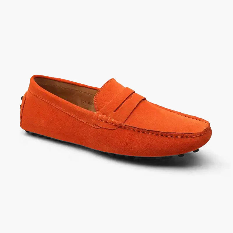 Matthew | Old Money Slip on Heren Suède Mokassin