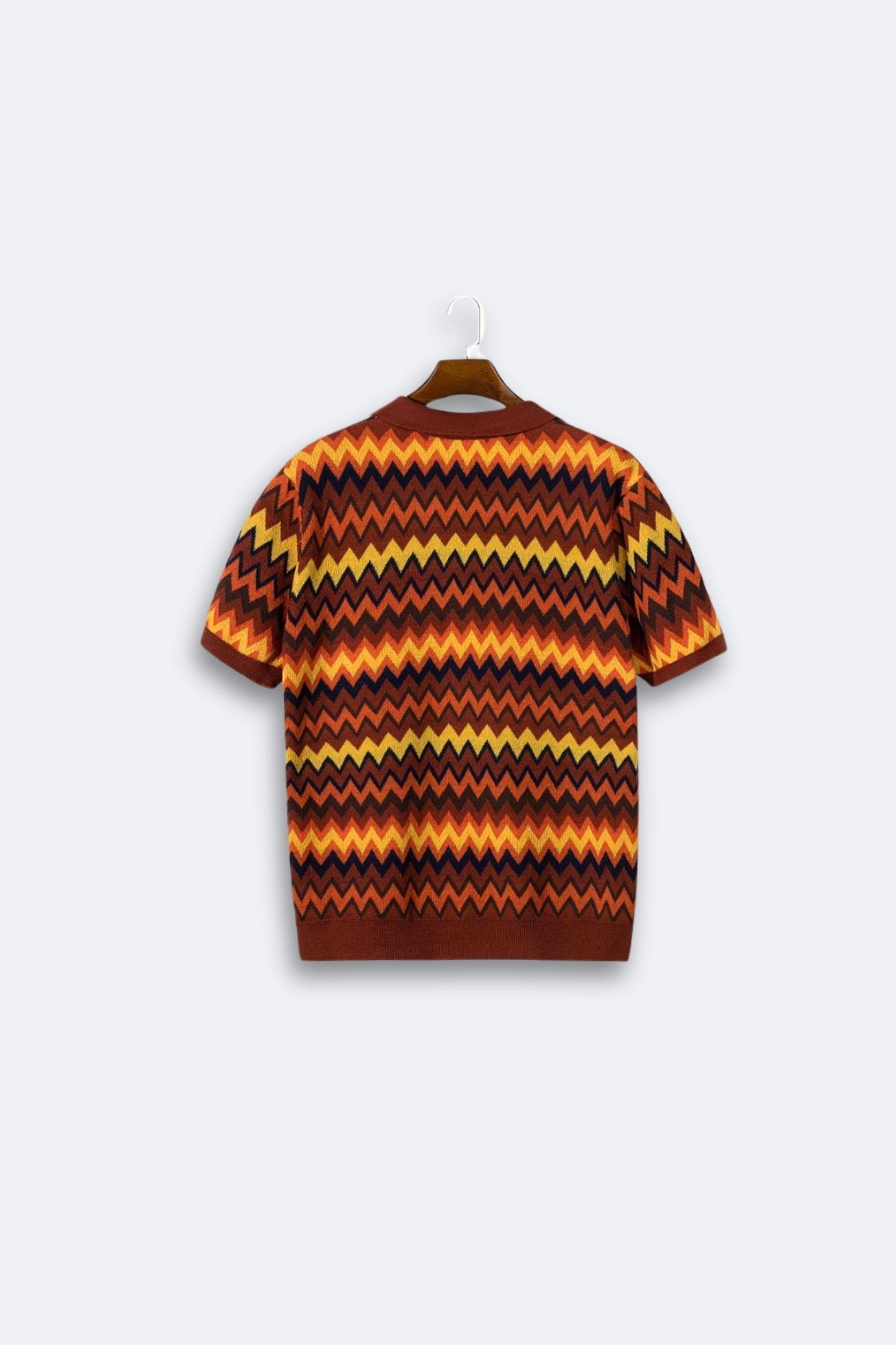 Retro-Trui met Zigzagpatroon