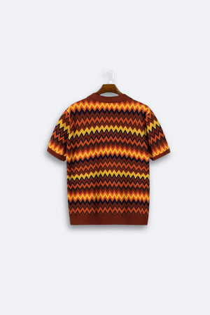 Retro-Trui met Zigzagpatroon