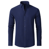 Benjamin | Classic Slim Fit Stretchable Lange Mouwen Business Shirt
