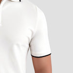 Klassiek Poloshirt met Rits en Contrastdetails