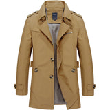 Michiel™ Heren Sherpa Gevoerde Trenchcoat Winterjas