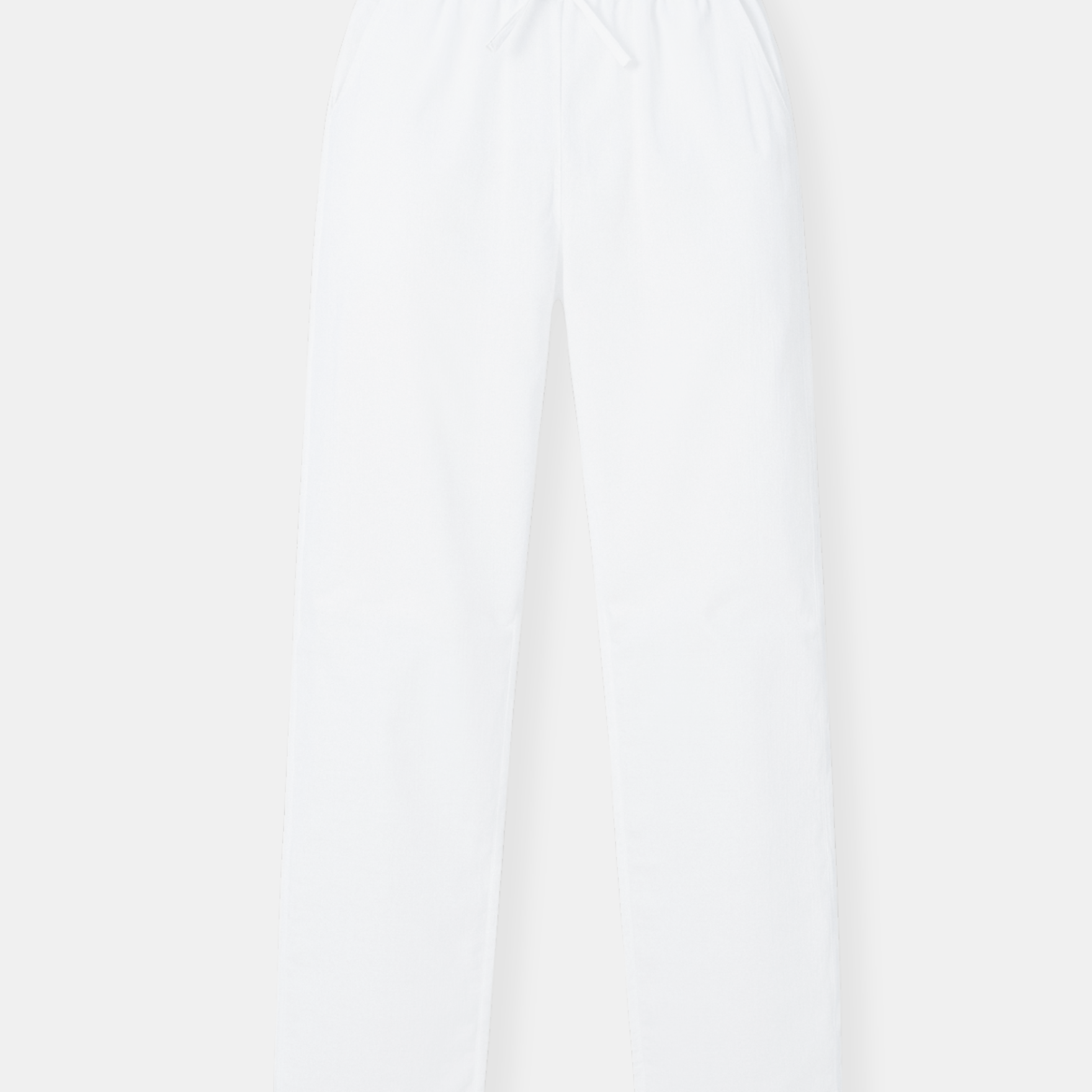 Luca | Witte heren joggingbroek met koord