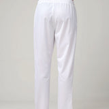 Luca | Witte heren joggingbroek met koord