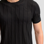 Oude Geld Classic Heavy O-Hals Gestreept T-Shirt