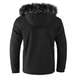 Winterjack Luxe Bont Gevoerde Herenjas voor Optimaal Comfort
