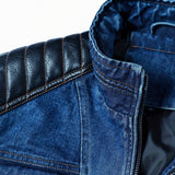 Michel™ Heren Denim Bikerjack