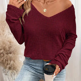 Brigitte™ Dames V-Hals Trui